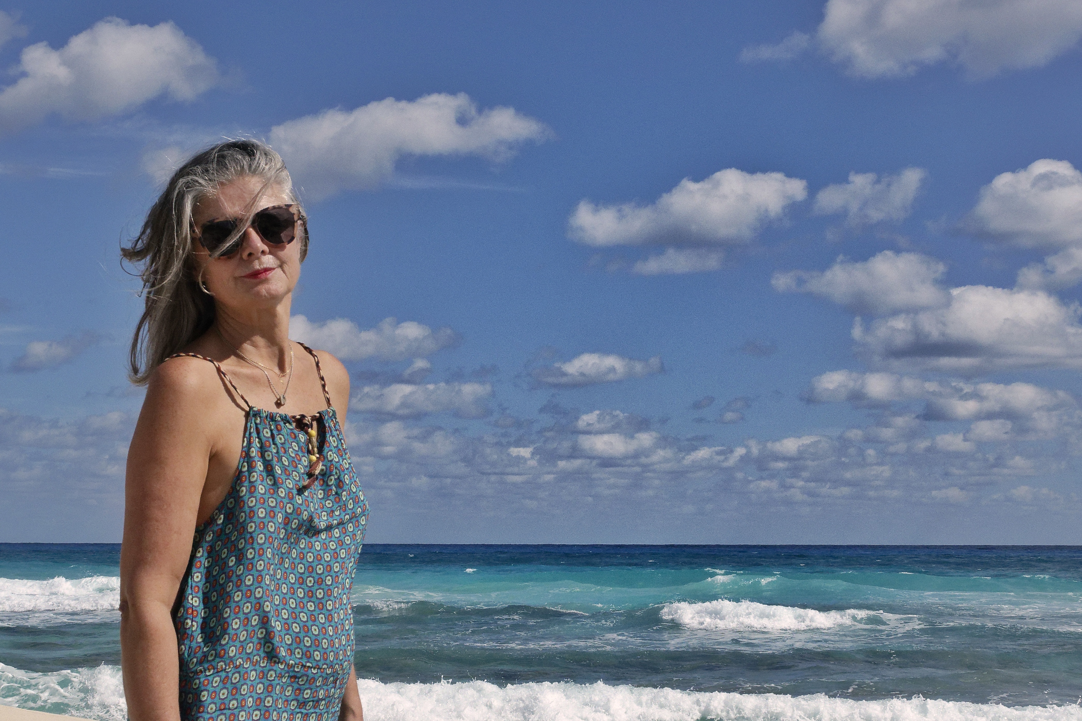 Isabelle sur la côte mexicaine